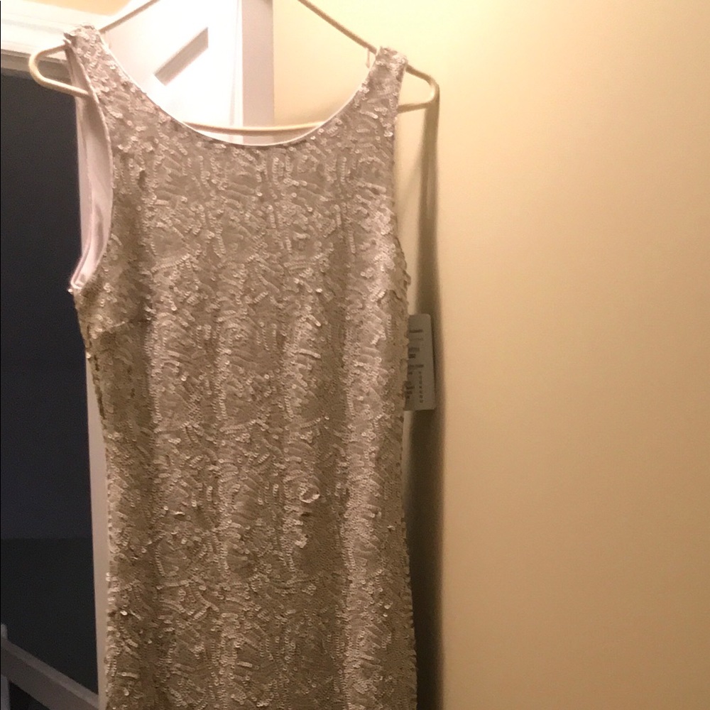 Champagne Sequins Dress